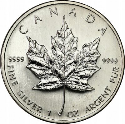 Kanada 5 dolarów 1992 UNCJA SREBRA