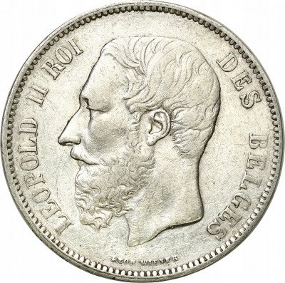 Belgia. 5 franków 1867