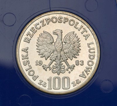 PRL 100 złotych 1983 Niedźwiedź