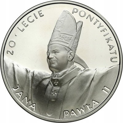 10 złotych 1998 Jan Paweł II 20-lecie Pontyfikatu