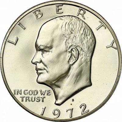 USA dolar 1972 ''S'' lustrzanka
