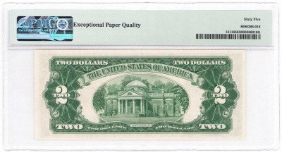 USA. 2 dolary 1953 seria A – PMG 65 EPQ