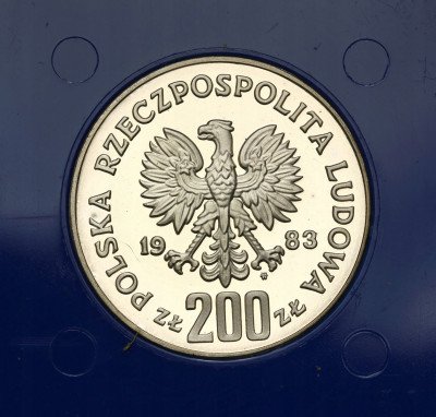 PRL 200 złotych 1983 Odsiecz Wiedeńska Sobieski