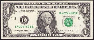 USA. 1 dolar 1995, seria B