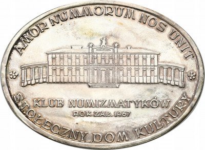 Polska. Medal 1970 Klub Numizmatyków SREBRO