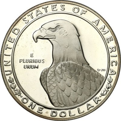 USA 1 dolar 1983 S lustrzanka - SREBRO