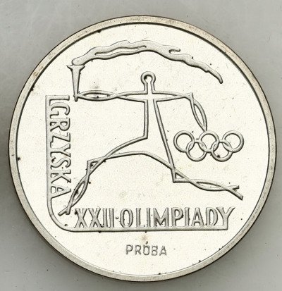 PRÓBA Srebro 100 złotych 1980 Igrzyska XII Olimp.
