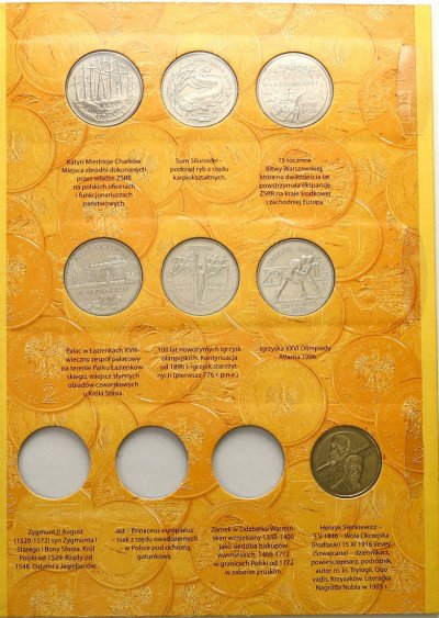 2 złote zestaw 58 sztuk GN 1995-2003 BEZ Z.AUGUSTA