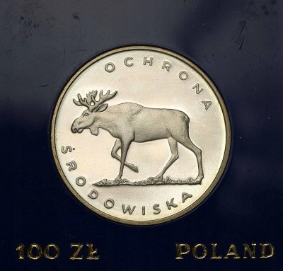100 złotych 1978 Łoś Ochrona Środowiska
