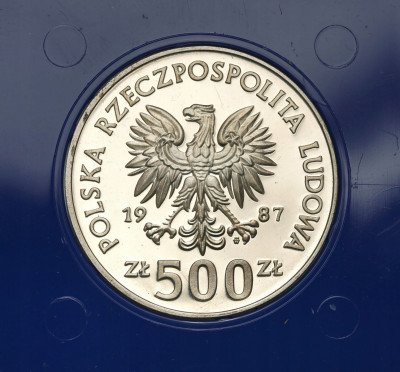 PRL 500 złotych 1987 Kazimierz Wielki