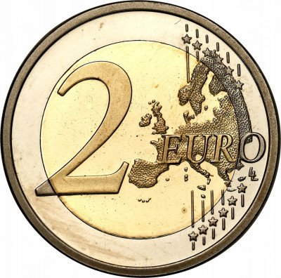 Finlandia. 2 euro 2011. Stempel lustrzany