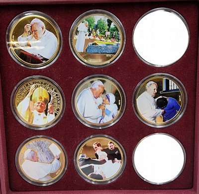 Jan Paweł II beatyfikacja - zestaw medali