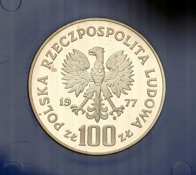 100 złotych 1977 Żubr - Ochrona Środowiska