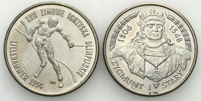 Polska 20000 złotych 1993 i 1994 zestaw 2 szt