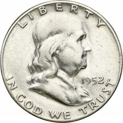 USA 1/2 dolara 1952 Franklin (dzwon)