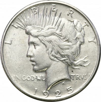 USA 1 dolar 1925 Peace srebro