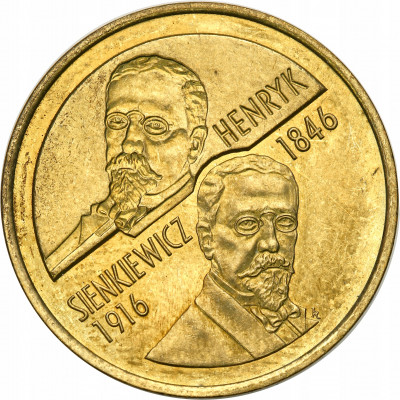 2 złote 1996 Henryk Sienkiewicz - PIĘKNA