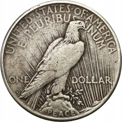 USA 1 dolar 1923 S Peace srebro