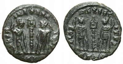 2x Follis Konstantyn I Wielki 305–337 ne Heraklea