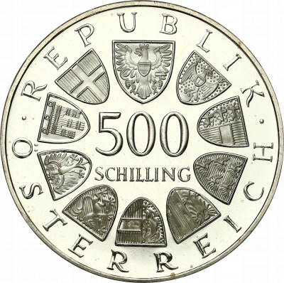 Austria. 500 szylingów. 1982. - SREBRO