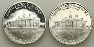 USA 1/2 dolara 1982 S 2 szt. Srebro G. Washington