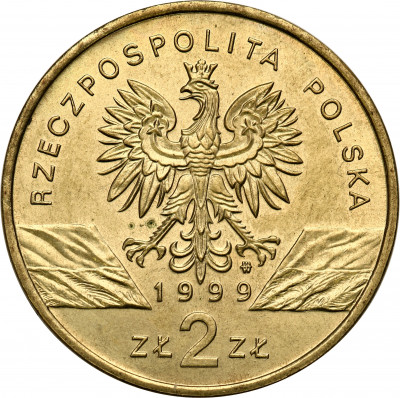 III RP 2 złote 1996 Wilk - PIĘKNA