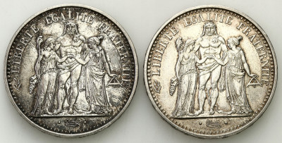 Francja 10 franków 1965 + 1970 - 2 sztuki