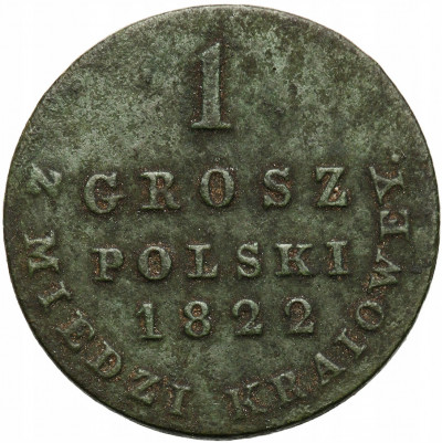 Aleksander l. 1 grosz polski 1822 IB, Warszawa
