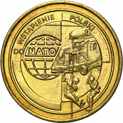 2 złote 1999 wstąpienie Polski do NATO
