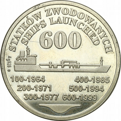 Medal Stocznia Szczecińska 1999 SREBRO