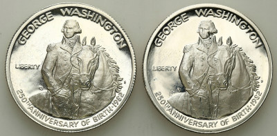 USA 1/2 dolara 1982 S 2 szt. Srebro G. Washington