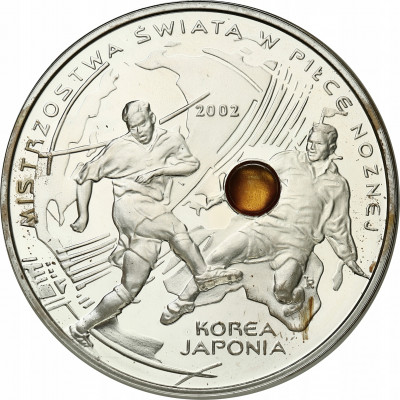 10 złotych 2002 Korea Japonia bursztyn