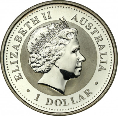 Australia 1 dolar 2005 Kookaburra uncja SREBRO