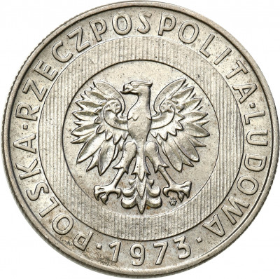 PRÓBA Miedzionikiel 20 złotych 1973 – wieżowiec