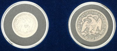 USA 1 /2 – 1/4 Dolara. 1877. Zestaw 2 szt. SREBRO