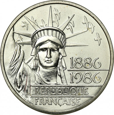 Francja 100 franków 1986 PIEDFORT próba