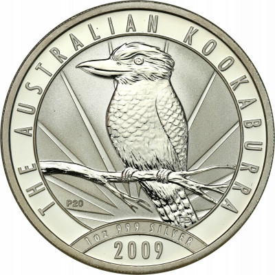 Australia 1 dolar 2009 kookaburra uncja SREBRO