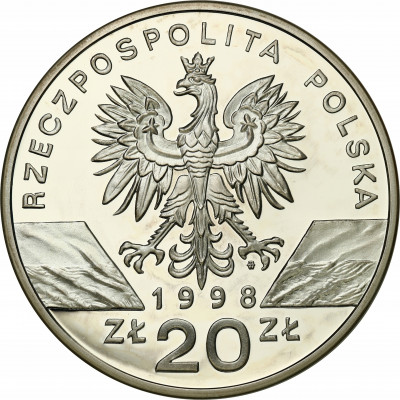 III RP 20 złotych 1998 Ropucha Paskówka