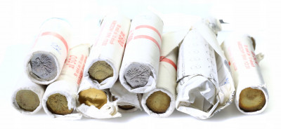 Rulony mennicze 50 gr – 5 zł 1985–90 Zestaw 10 szt