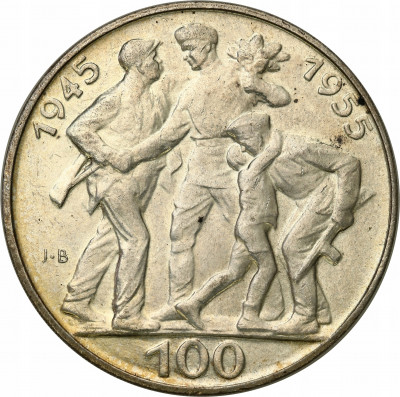 Czechosłowacja 100 Koron 1955 - PIĘKNA