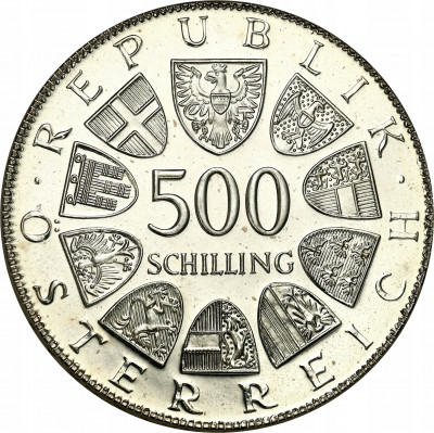 Austria. 500 szylingów. 1980. - SREBRO