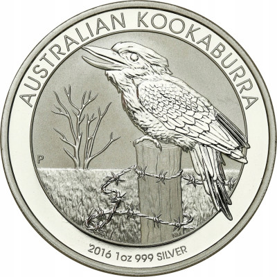Australia 1 dolar 2016 Kookaburra SREBRO UNCJA
