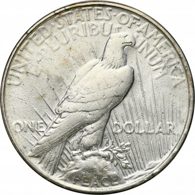 USA 1 dolar 1923 D Peace srebro