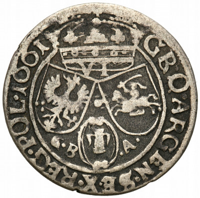 Jan II Kazimierz. Szóstak, 1661 GBA, Lwów