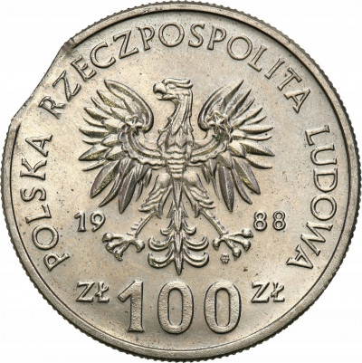 100 złotych 1988 Powstanie Wielkopolskie DESTRUKT