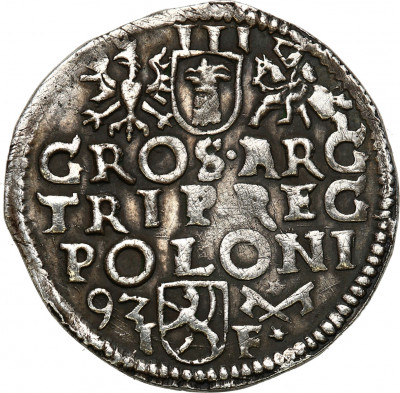 Zygmunt III Waza. Trojak (3 grosze) 1593, Poznań