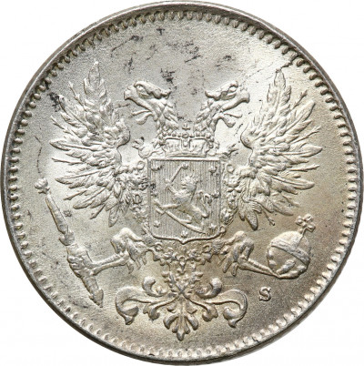Rosja / Finlandia. Mikołaj II 50 Pennia 1917