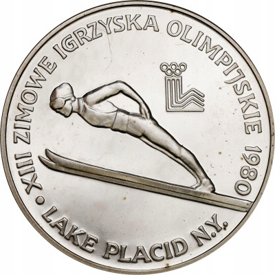 200 złotych 1980 Olimpiada Lake Placid bez znicza