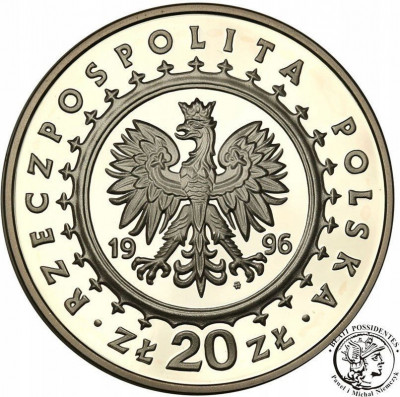 20 złotych 1996 Zamek w Lidzbarku