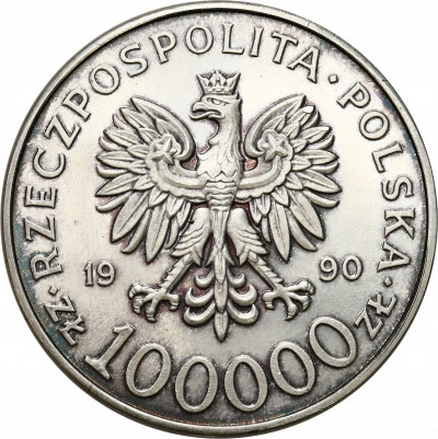 100 000 złotych 1990 Solidarność typ A